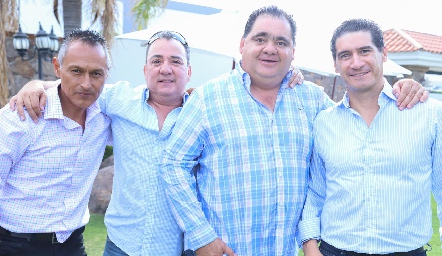 Carlos Montemayor, Rudy Vásquez, Francisco Duque y Amadeo Calzada.
