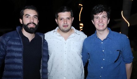  Guillermo Báez, Gerardo Jiménez y Pedro Martínez.