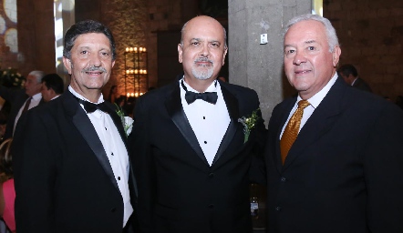  Humberto Kury, Ignacio Gascón y Manuel Gaviño.