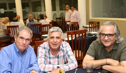  Alfonso Galán, Eduardo Marcos y Habib Shamoum.
