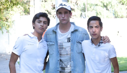 José Miguel Ruiz, Mauricio Gómez y Juan Azcona.