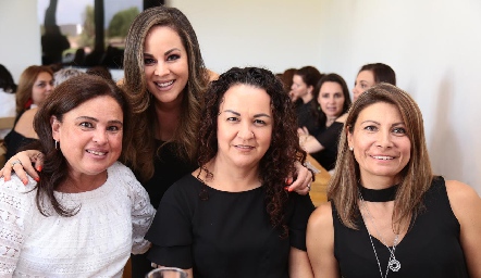  Alicia Madrazo, Silvia Ramón, Verónica Aceves y Rebeca Preciado.