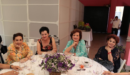  Virginia Oropeza, Raquel Perea, Coco Pizzuto y Norma Nieto.