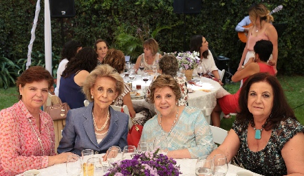  Pilar Labastida, Concha López Medina, Martha Elena Ocejo y Patricia Mendizábal.