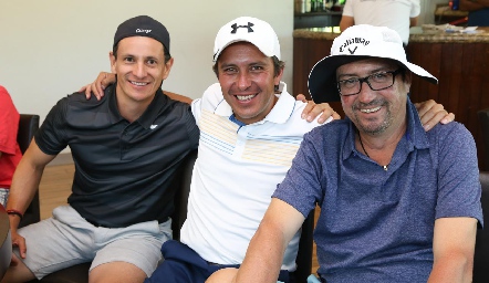  Toño Ramírez, Alejandro Mejía y Gerardo Cabrero.