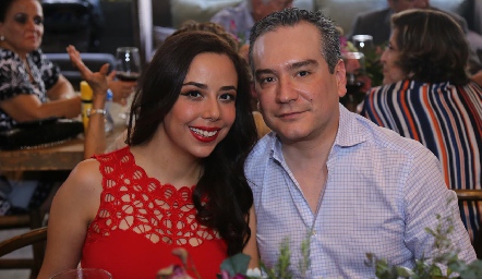  Mónica de la Vega y Claudio Castillo.