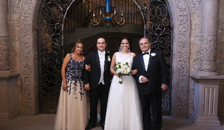  Mónica Lomelín, Mauricio Suárez, July Valle y Javier Suárez.