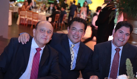  Ricardo Medina, Antonio Ascanio e Ismael Esqueda.