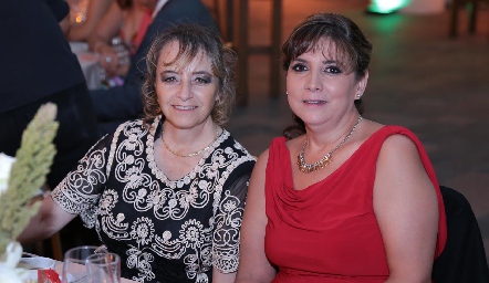   Lorena González y Martha Rodríguez.