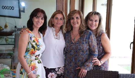  Pituca Espinosa, Lorena Robles, Sabrina Gaviño y Ana Lilia Von Der Meden.