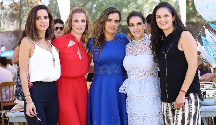  Ifi Güemes, Cristina Ocejo, Patricia Estrada, Maripepa Muriel y Daniela Gutiérrez.