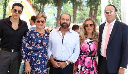  Gabriel Zárate, Mónica Labastida, Oscar, Mónica y Francisco Torres.