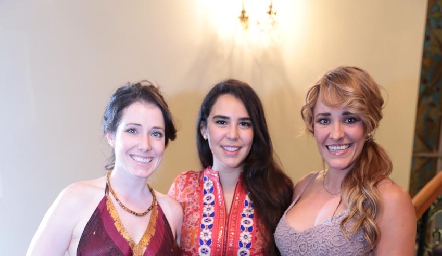  Lizeth Rubín, Daniela Rangel y Yolanda Rangel.