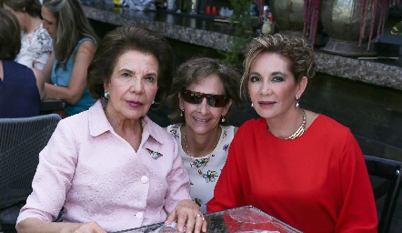  Melita Gómez de Tobías, Caridad Rangel e Isabel Carrillo.