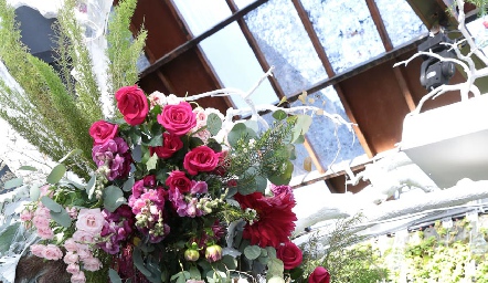  Hermosos arreglos florales.