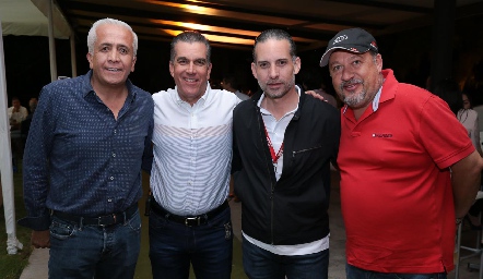  Antonio Arroyo, Agustín Esparza, Rodrigo Veytia y Ramón Muñoz.