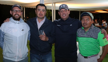  Pablo Tello, Antonio Sandoval, Rubén Darío Berrones y Manuel Cid.