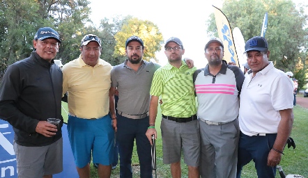  Rubén Darío, Oscar Mauricio, Manuel Alatorre, Mauricio Osorio, Toño de la Torre y José Juan Izar.