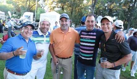  Ildelardo Tello, Rafael Espinoza, Alexander Sharp, Gerardo Lomelí y Toño Ramírez.