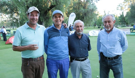  Óscar Gaviño, Emigdio Melo, Leonel Fajardo y José Fajardo.