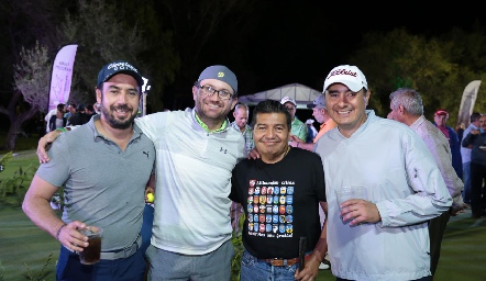  Manuel Alatorre, Mauricio Osorio, Manuel Cid y Toño Sandoval.
