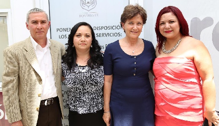  Martin Arias, Lina del Carmen Juárez, Rosario Fernández y Karla Ramos.