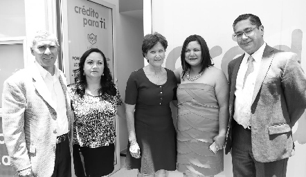  Martin Arias, Lina del Carmen Juárez, Rosario Fernández, Karla Ramos y Alfonso Castillo.