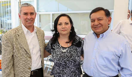  Martin Arias,  Lina del Carmen Juárez y Ricardo Arce.