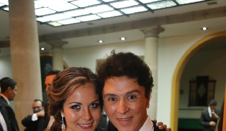  Mayela de la Serna y Javier García.
