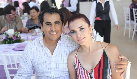  Omar Serna y Laura Fernández.
