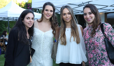  Ale Rosales, Jessica Martín Alba, Iliana Rodríguez y Jacqueline Villalba.