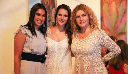  Vero Martínez, Jessica Martín Alba y Velia Hervert.