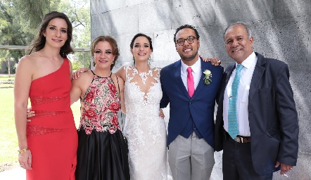  Mariana Lamas, Ana Luisa Torres, Luli Lamas, Javier Campos y Eduardo Estrada.