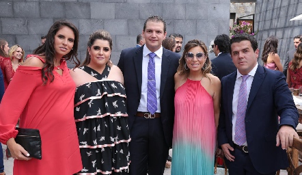  Daniela de la fuente, Daniela Muriel, Mauricio Ruiz, Claudia Oliva y Jorge Torres.