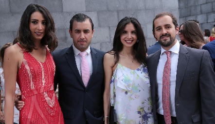  Erika González, Marco Güemes, Alejandra Torres y Guillermo Romo.