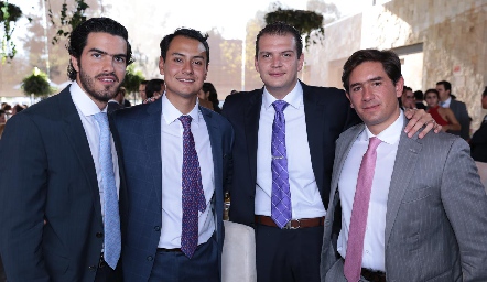  Ricardo Gómez, Ricardo Leos, Mauricio Ruiz y Fernando Abud.