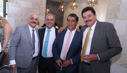  Gerardo González, Eduardo Estrada, Cacho Rodríguez y Tirso González.