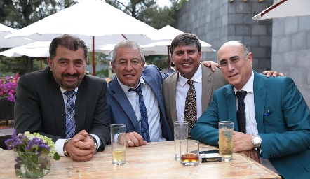  Miguel Guerra, Fernando Abud, Juan Ariel Reyes y Jaime Oliva.