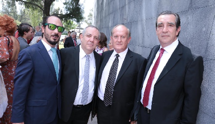  Oziel Lamas, Pedro Torres, Carlos Ramírez y Ricardo Torres.