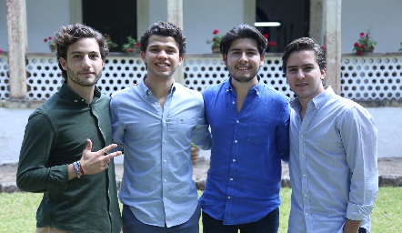  Pablo del Cojo, Armando Benart, Gerardo Bocard y Alonso Gómez.