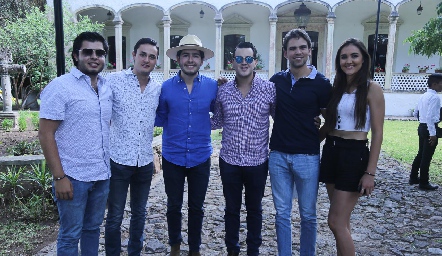  Gerry Somohano, Victoriano Martínez, Gerardo Bocard, Eduardo Gómez, Gustavo Rangel y Paulina Cantú.