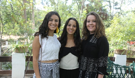  Marlú Estrada, Ana Sofía Patiño y Marycarmen Mendizábal.