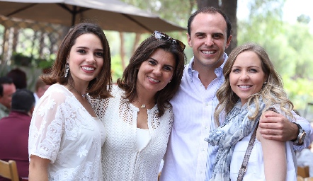  Montse Piñero, Montse Abella, Eduardo Rangel y Lorenza Gutiérrez.