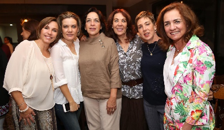  Beatriz Lavin, Laura Monsech, Cuca Díaz Infante, Lourdes Alcalde, Ana Hunter y Brenda Álvarez.