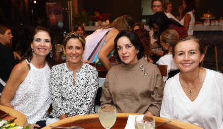  Veronica Balbontín, Mónica Heinze, Cuca Díaz Infante y Pina Sánchez.