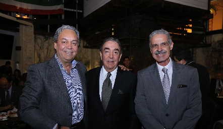  Carlos Torres, Gustavo Puente y Jaime Chalita.