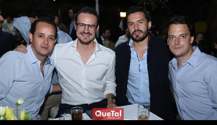  Antonio Sanvela, Pato Valle, Jorge Velasco y Miguel Ruiz.