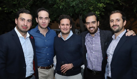  Jorge Castelo, Güero Padilla, Jorge Pizzuto, Rafa Olmos y Guillermo Romo.