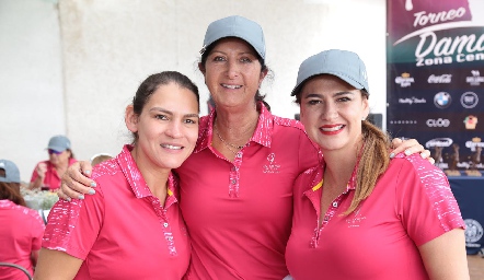  Marisela Pérez, Maru Hernández y Laura Hallal.