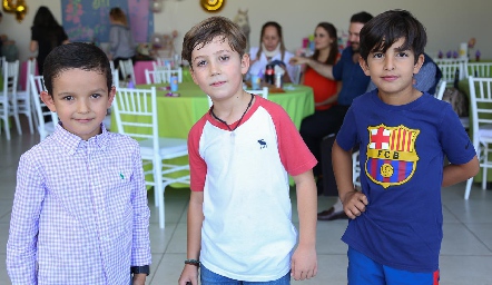  Juan Pablo, Iñaki y Andrés.